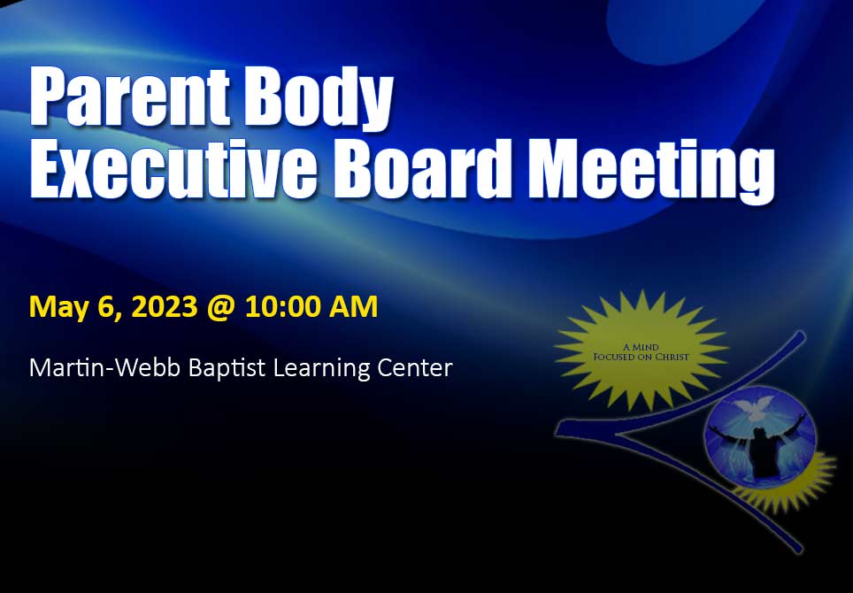 Parent Body Executie Board Meeting